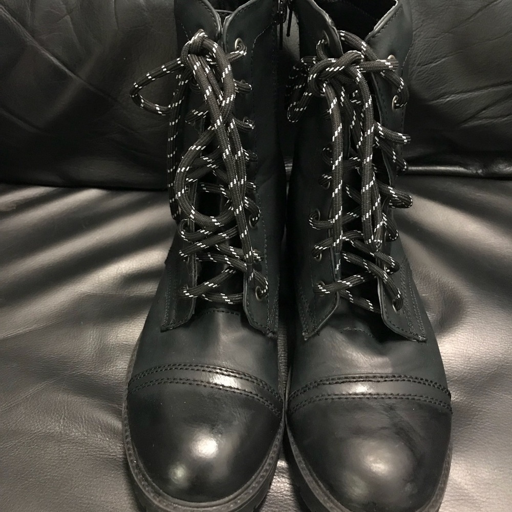 Madden Girl Combat Boots.
